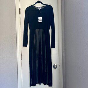 NWT Lola May Mesh Dip Hem Top (ASOS) - Size 8/M